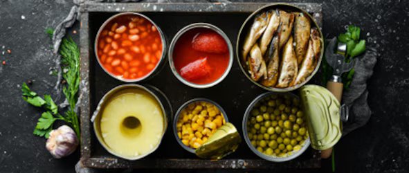 Canned fruits and vegetables at METRO Wholesale India